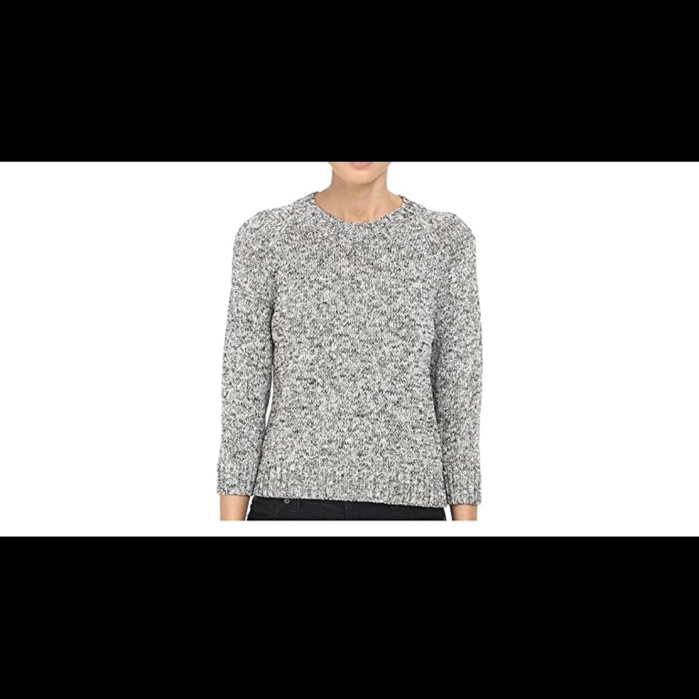 Theory Serino Marled Ribbed Knit Pullover Sweater